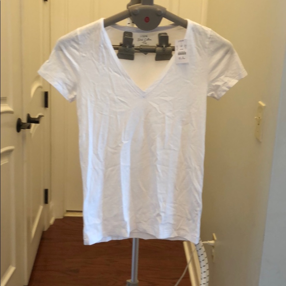 J. Crew Featherweight Slub Cotton Tee